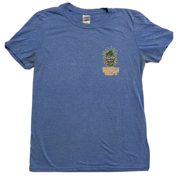 Pineapple Willys Tshirt Adult Size Small Blue Panama City Beach PCB Sz S Florida - Picture 2 of 5